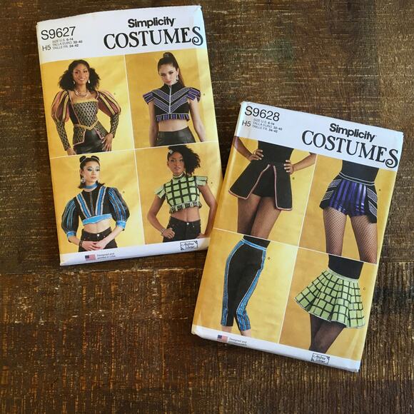 Simplicity Sewing Pattern S9627 Misses Cosplay Costume Top and Bottom 6-14 UNCUT - Picture 1 of 3